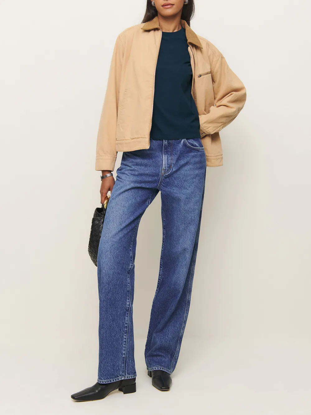 Solid Color Crew Neck T-Shirt