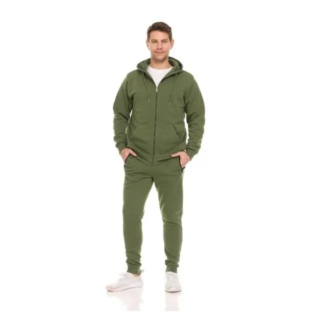 Men’s Fleece-Lined Hoodie & Jogger 2-Piece Set – Stay Warm, Stay Stylish