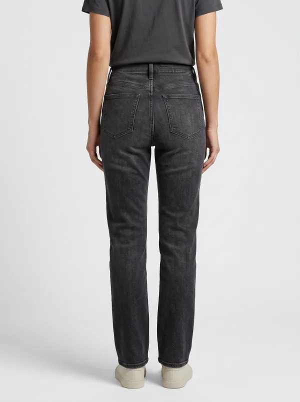 Classic-Ready High-Rise Washed Denim Jeans