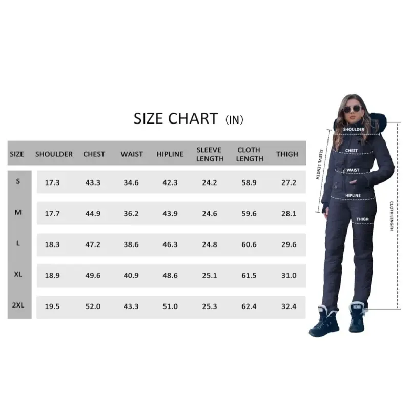 🔥Limited Time Offer!-Womens Onesie Ski Suit Winter Outdoor Sports Waterproof Snowsuit Jumpsuits Jacket