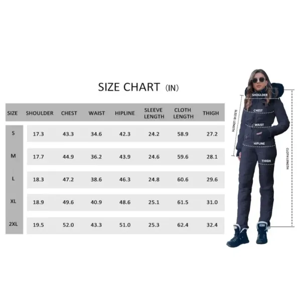 🔥Limited Time Offer!-Womens Onesie Ski Suit Winter Outdoor Sports Waterproof Snowsuit Jumpsuits Jacket