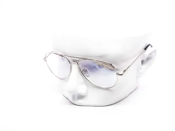 12-Pack Silver-Tone Aviator Blue Light Glasses