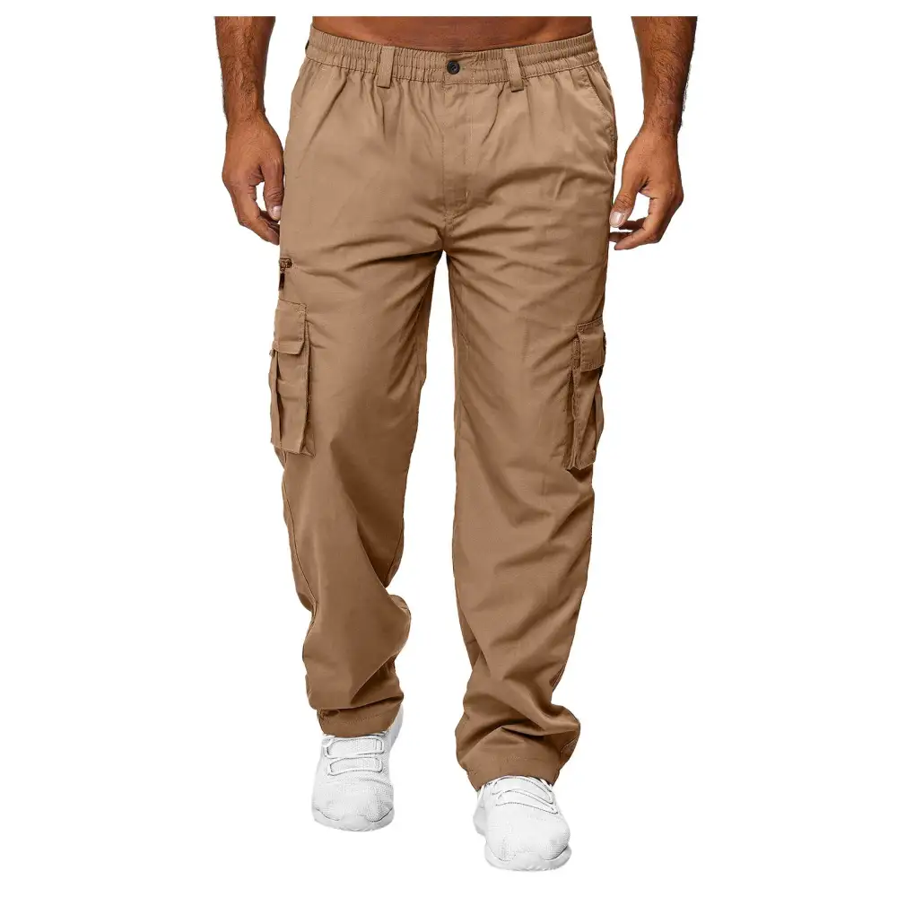 Comfortable Men's Cargo Pants with Multiple Pockets