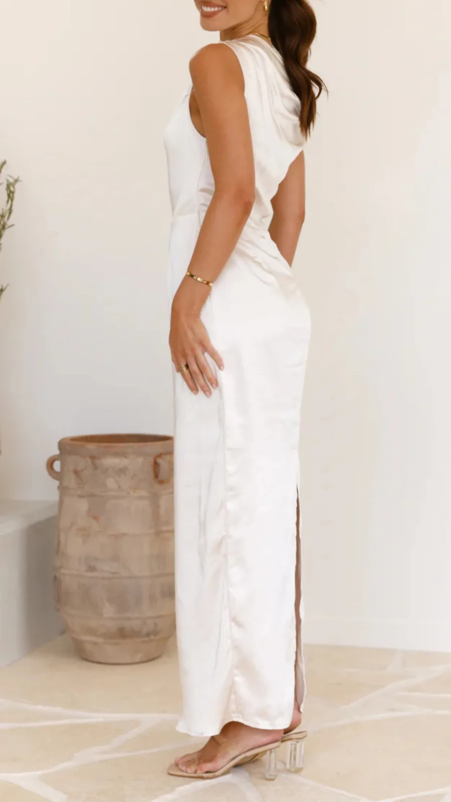 Off Shoulder Design Dress