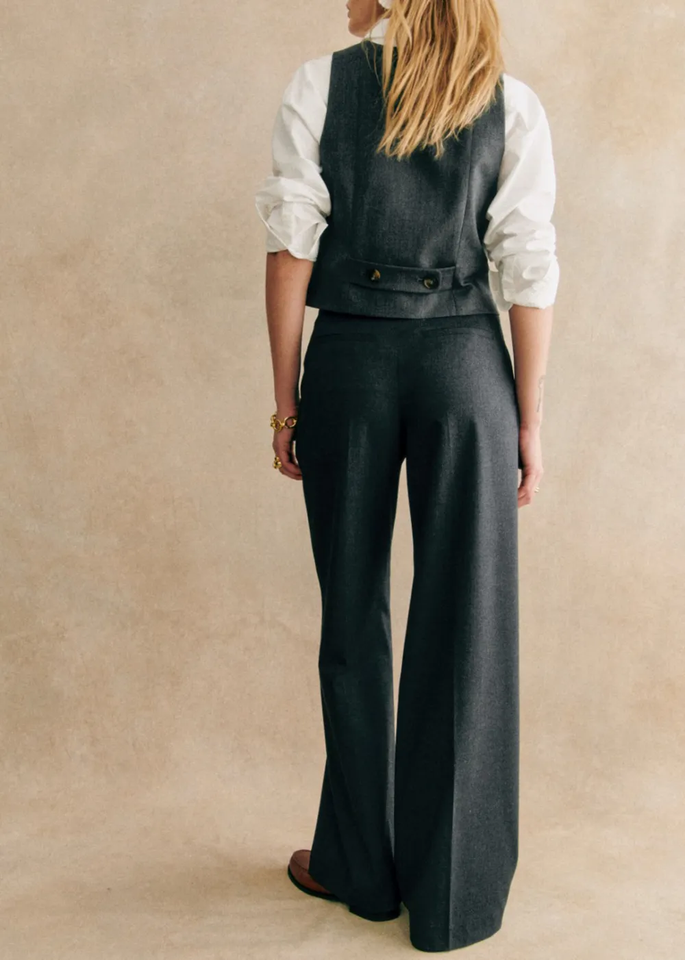 V-Neck Vest Jacket