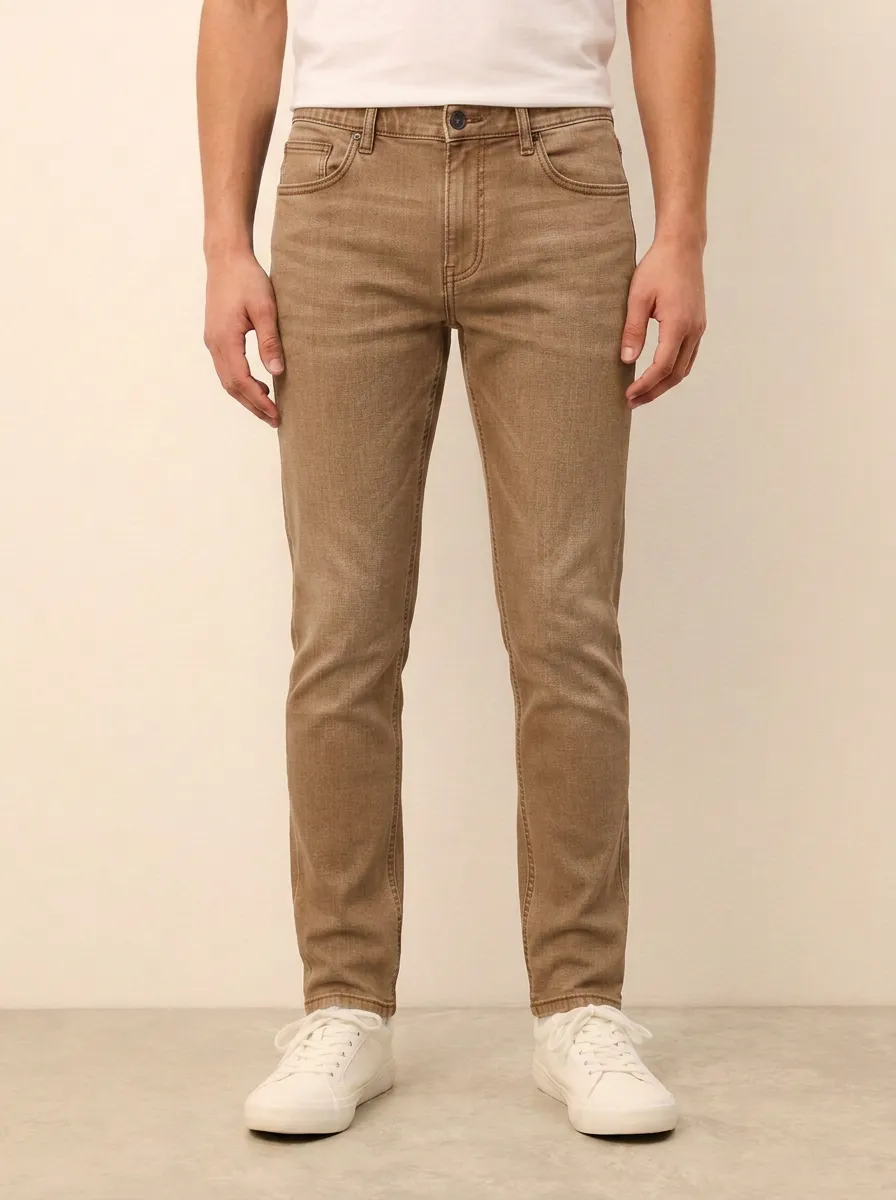 Men's Classic Weekend Casual Wear Stretch Denim Jeans