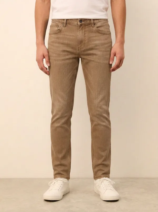 Men's Classic Weekend Casual Wear Stretch Denim Jeans