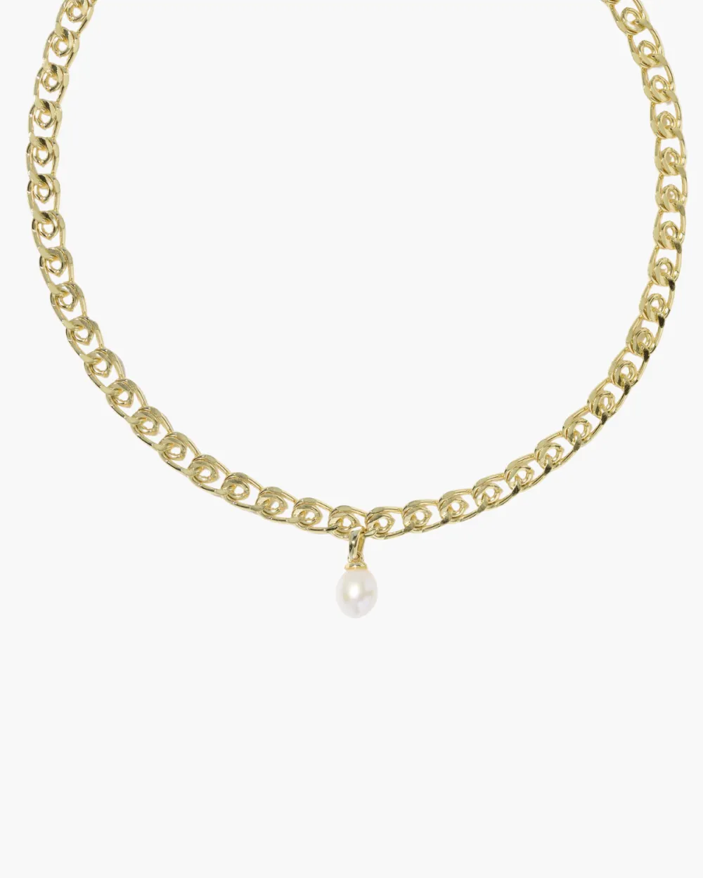 Minimal Textured Pendant Necklace