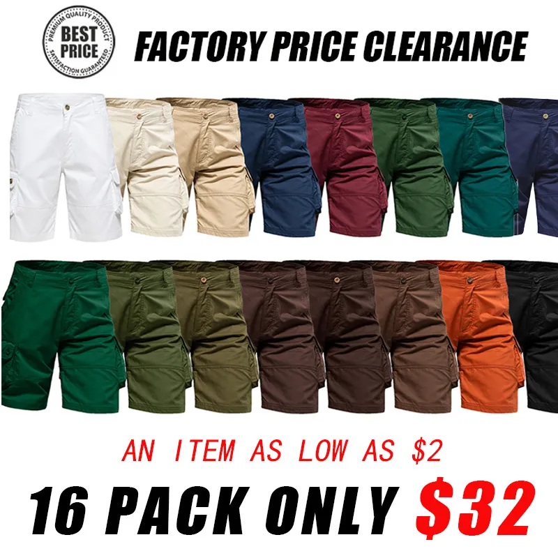 European and American summer casual shorts, breathable and comfortable, suitable for outdoor commuting