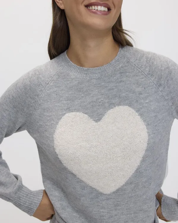 Daily Long-Sleeve Crew-Neck PlushSoft Sweater
