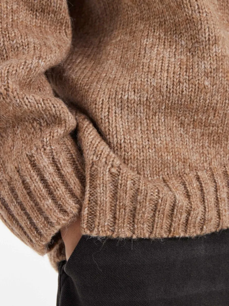 Oversized Rib-Knit Sweater