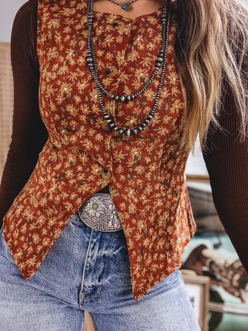Seamed Detail Sleeveless Vest Top