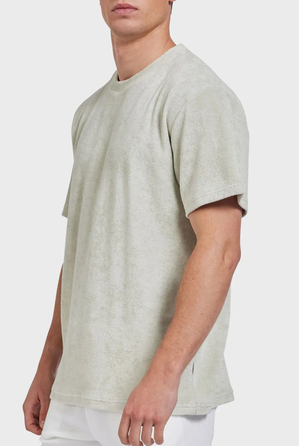 Short Sleeve Striped Crew Neck Tee