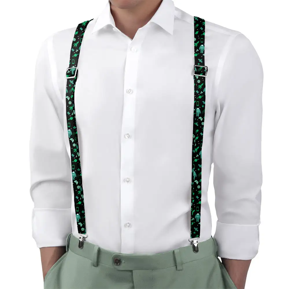 Space Junk Theme Suspenders