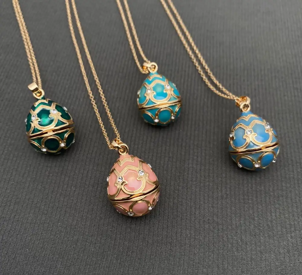 Openable Egg Charm Necklace