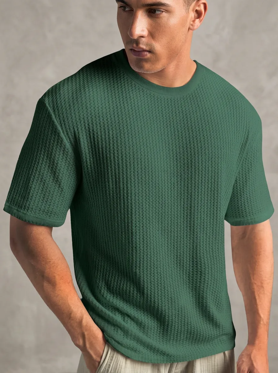 Refined Knit Men's Knit Crew-Neck T-Shirt