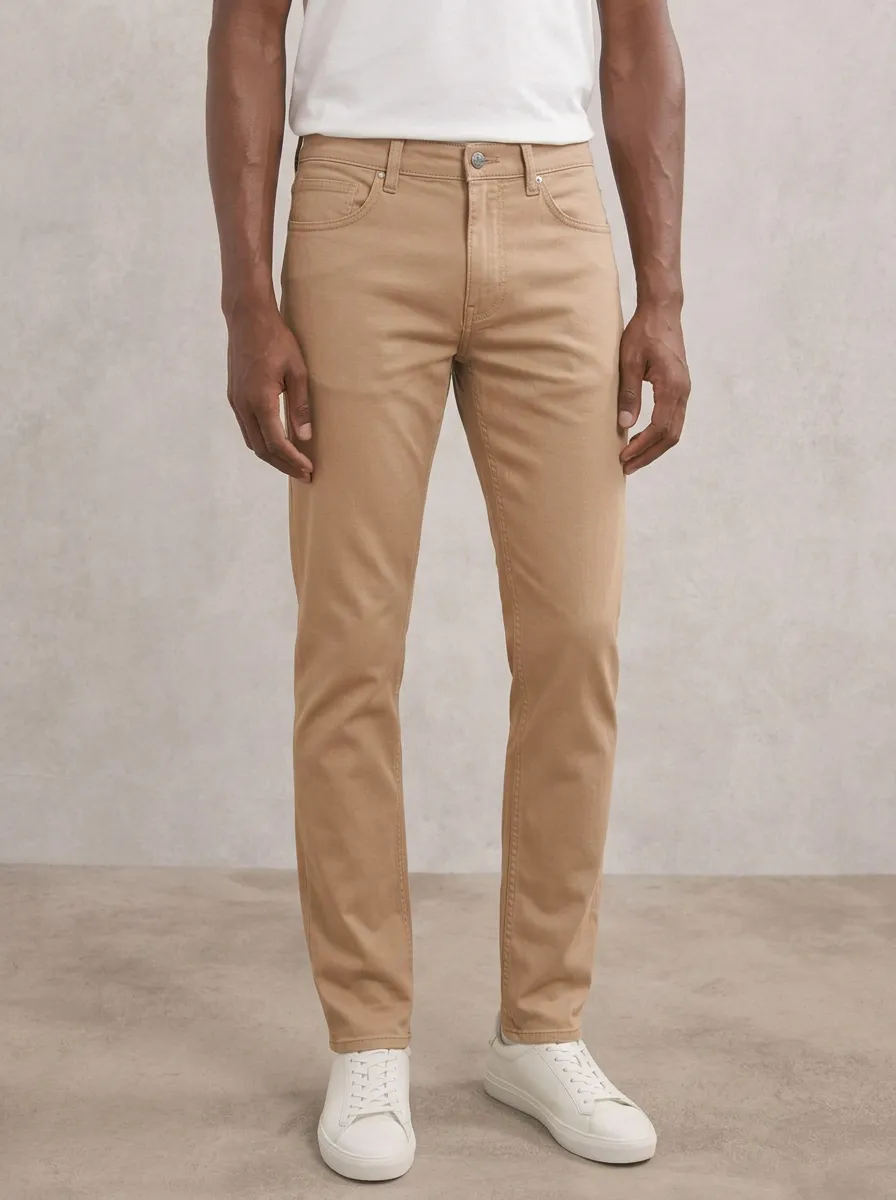 Men's Classic Everyday Dark Wash Stretch Denim Jeans