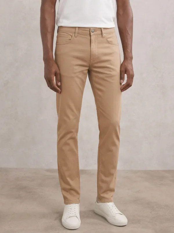 Men's Classic Everyday Dark Wash Stretch Denim Jeans