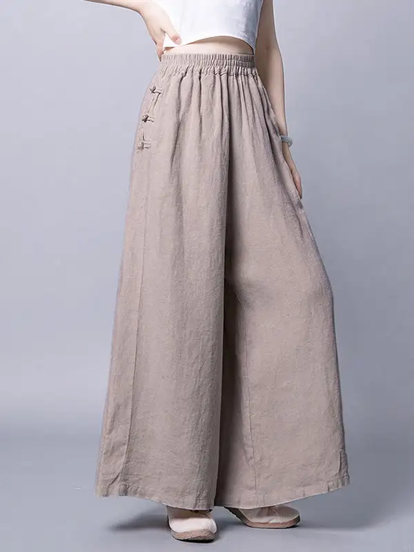 Women's High Waist Wide Leg Loose Fit Pants