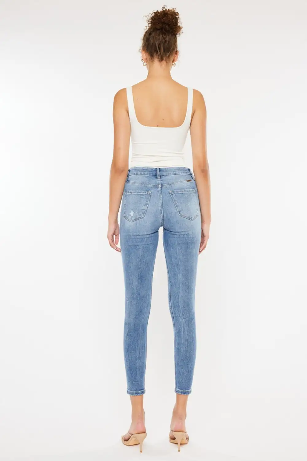 Soft High Waist Skinny Denim Jeans
