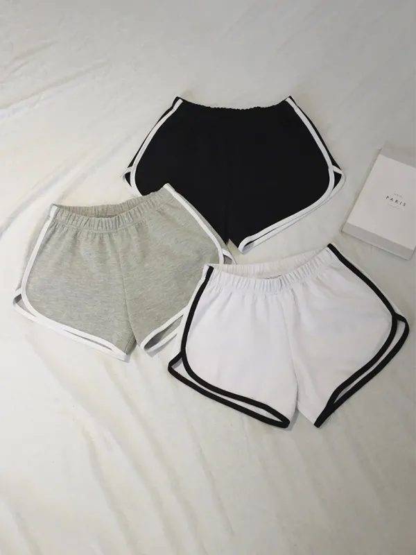 Sports Three Quarter Yoga Loose Pants Shorts