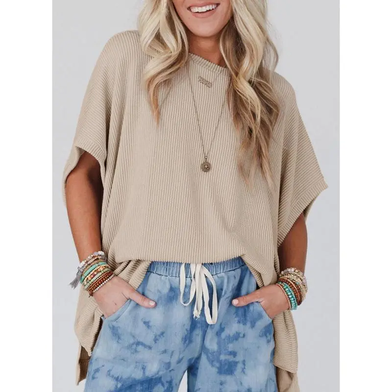 Women's Summer Casual Short Sleeve 6-pack