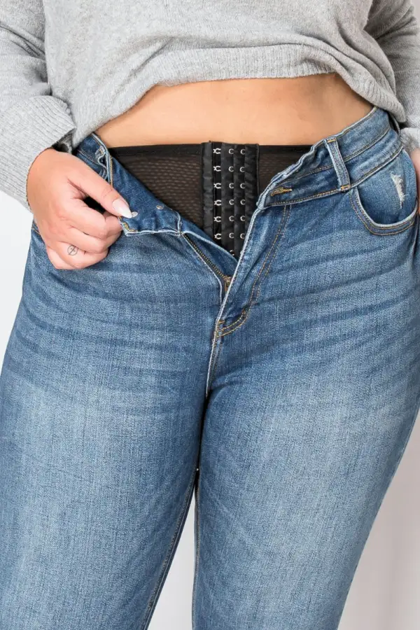 Refined High Rise Skinny Cropped Denim Jeans