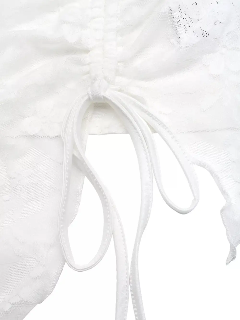 Ruched Lace Tube