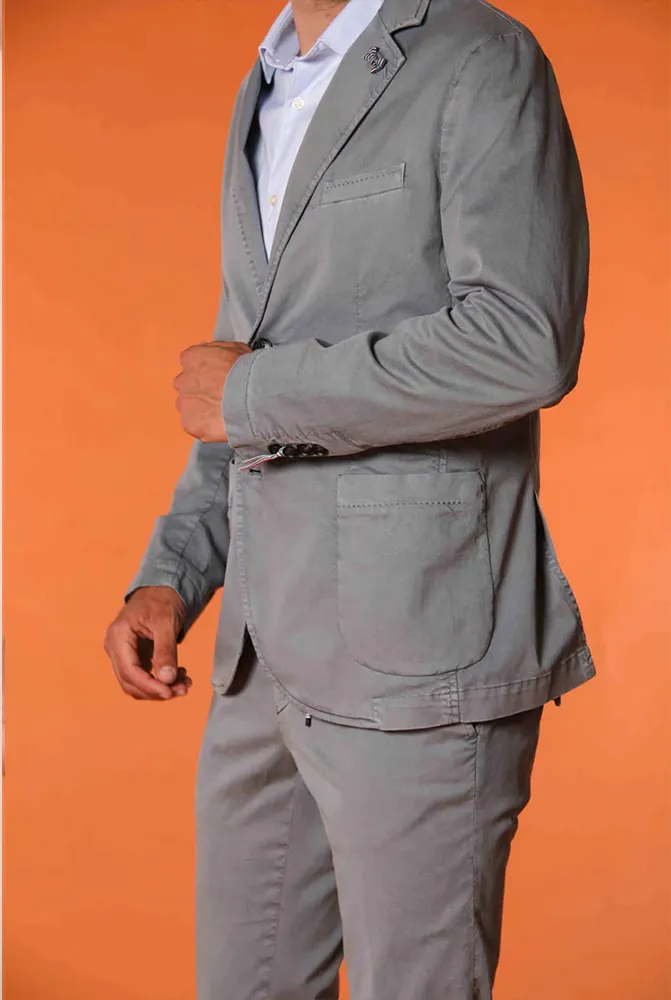 Air Force Blue Men's Cotton Fashion Blazer