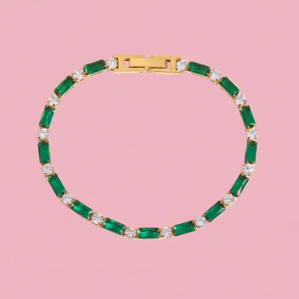 Baguette-Stone Bracelet
