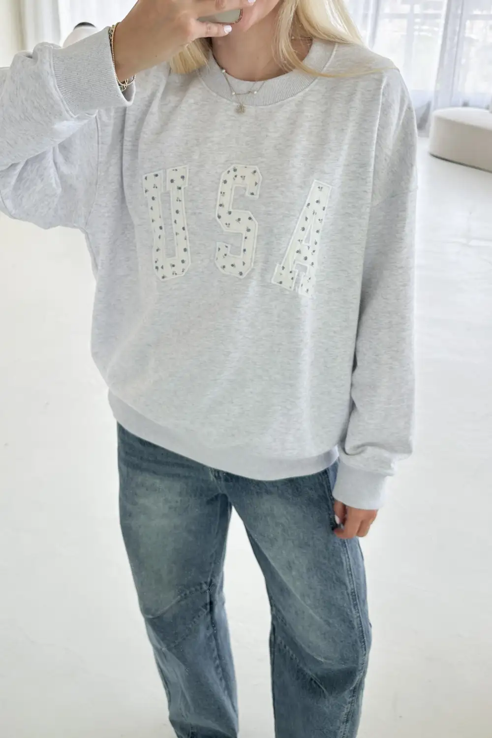 Smooth Fit Soft Embroidered Sweatshirt
