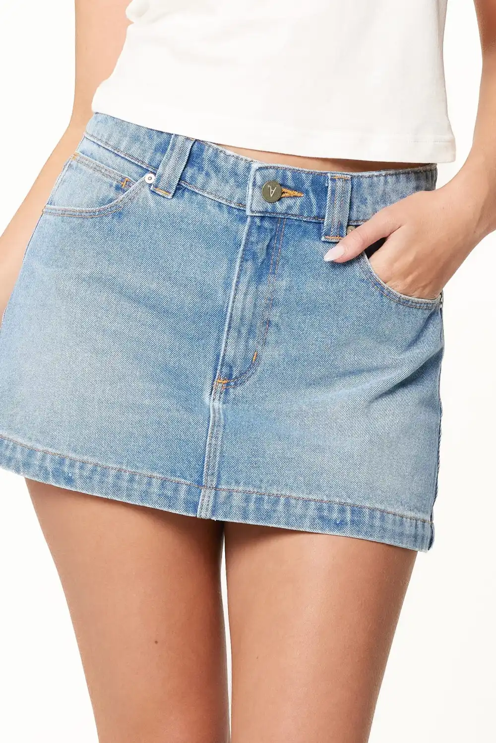 Denim Mini Skirt