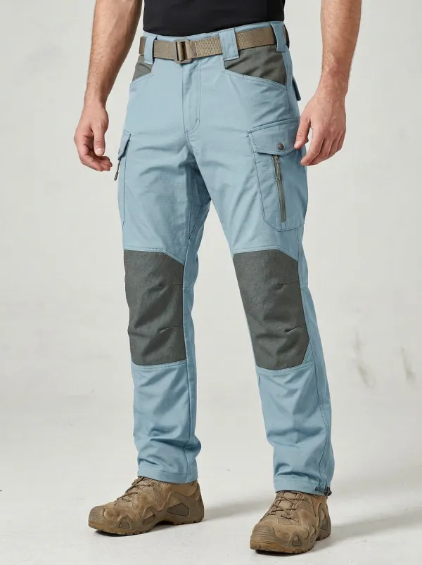 Everyday Multi-Pocket Reinforced Knee Cargo Look Unisex Tactical Cargo Pants