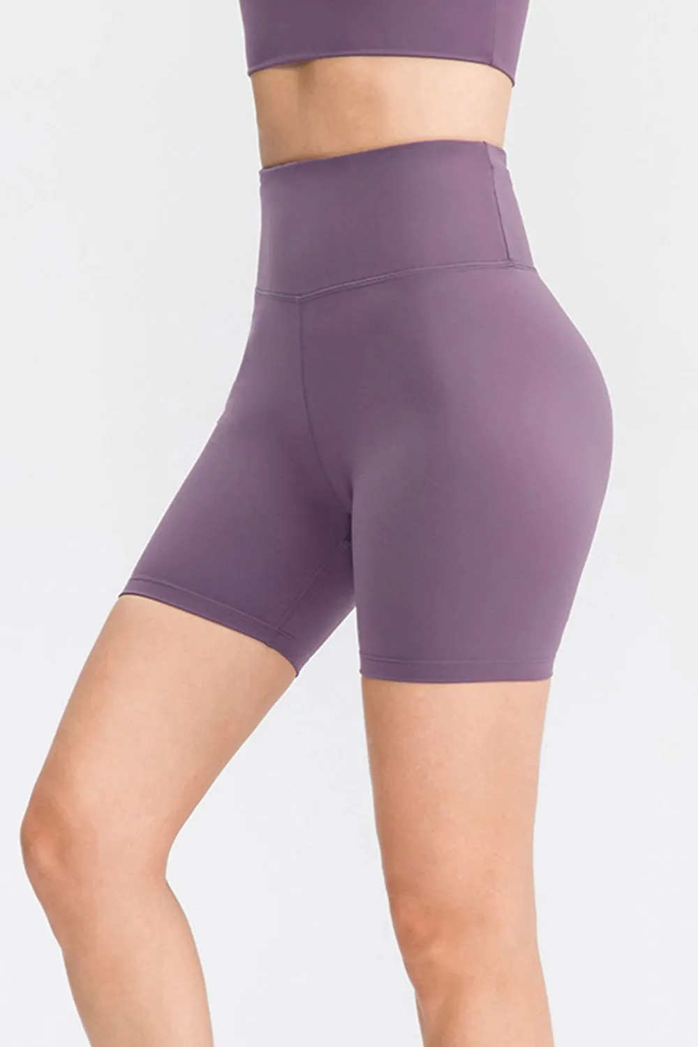 Stretch Wide Waistband Sports Shorts