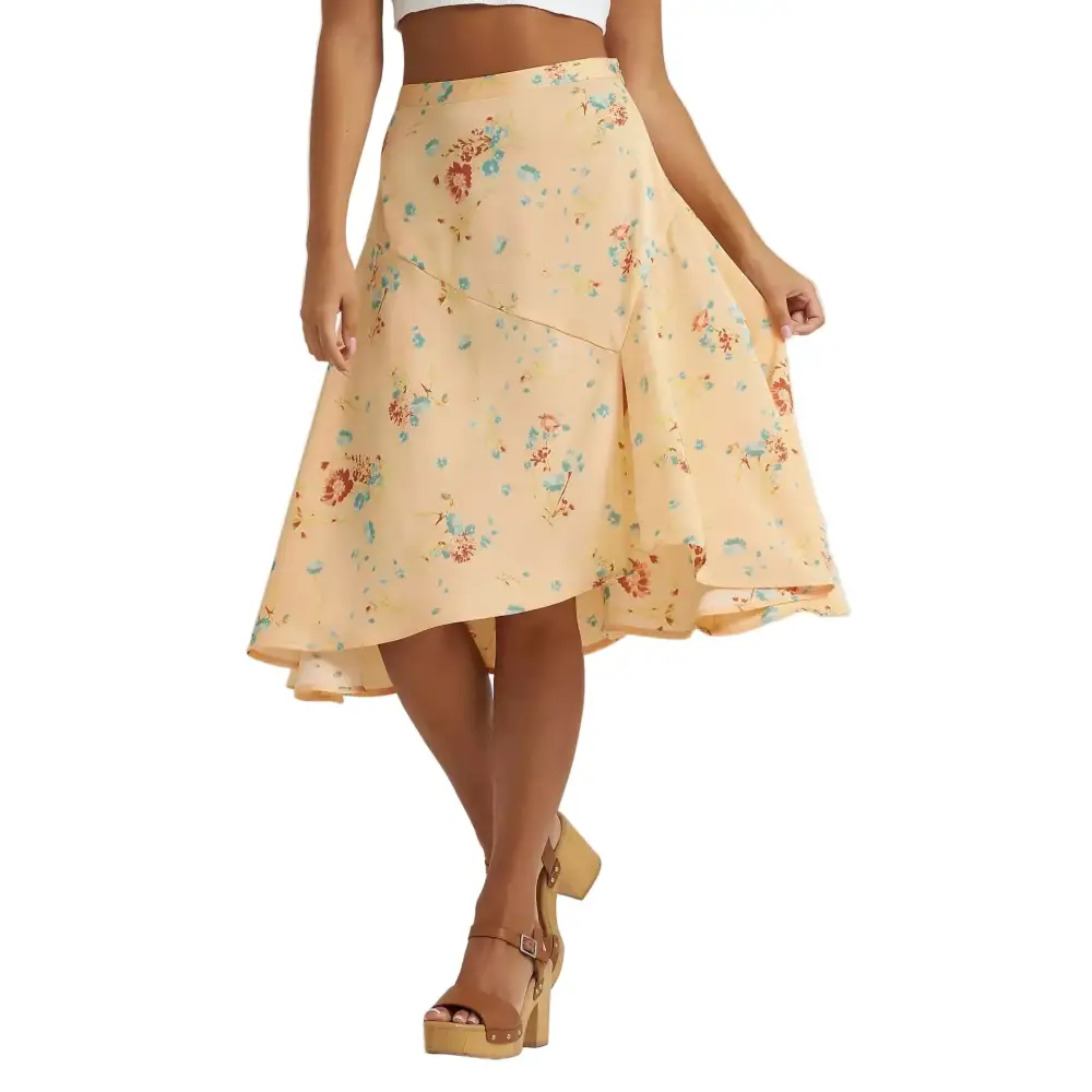 Classic Floral Print Everyday Skirt