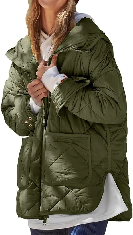 🧥 Womens Quilted Puffer Jacket – Lightweight Warmth. Timeless Comfort. Everyday Style.