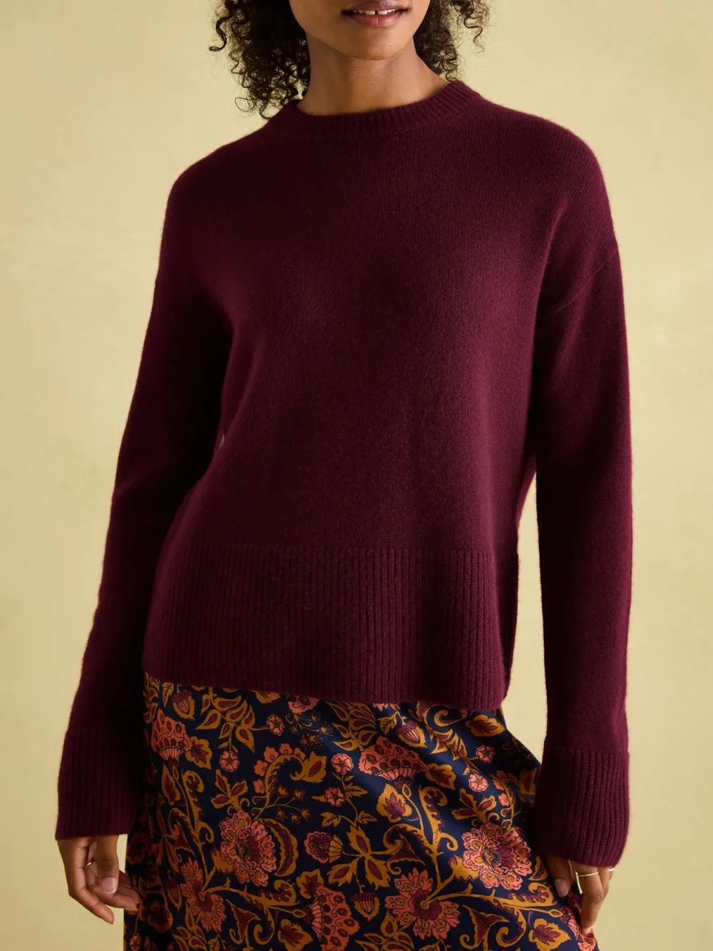Red 100% Cashmere Jumper