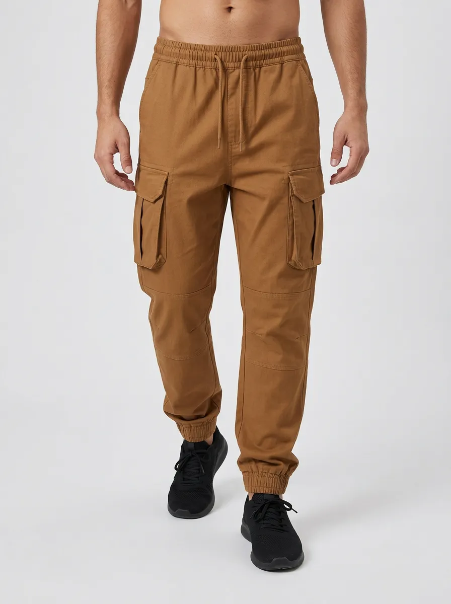 Streetwear Multi-Pocket Jogger Men's Cargo Pants