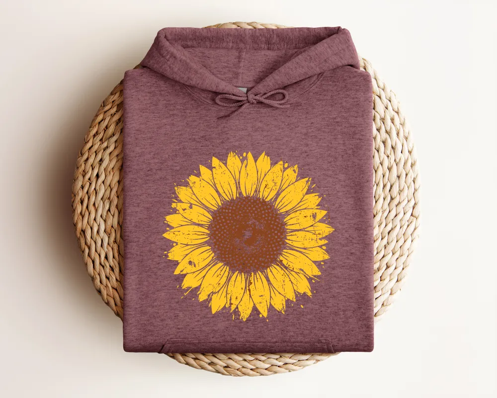 Sunflower Graphic Pullover Hoodie