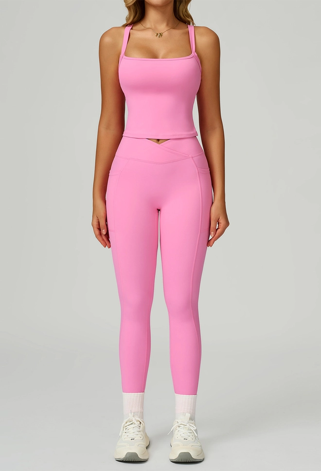 Wide Strap Activewear Set