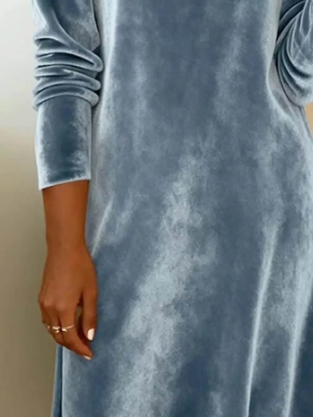 Long Sleeve Maxi Side Slit Dress