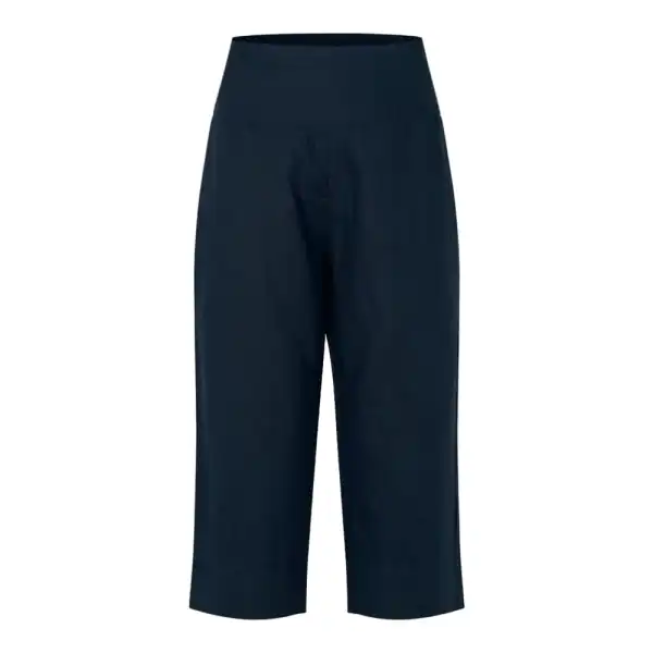 Straight-Leg Cropped Women's Trousers