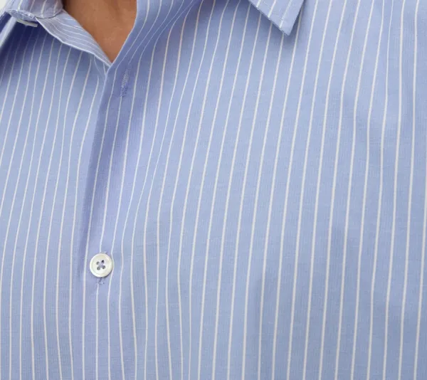 Blue Stripe Striped Cotton Shirt