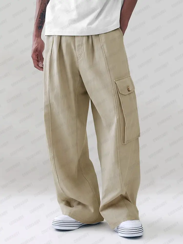 Cargo Loose Fit Cotton Pants