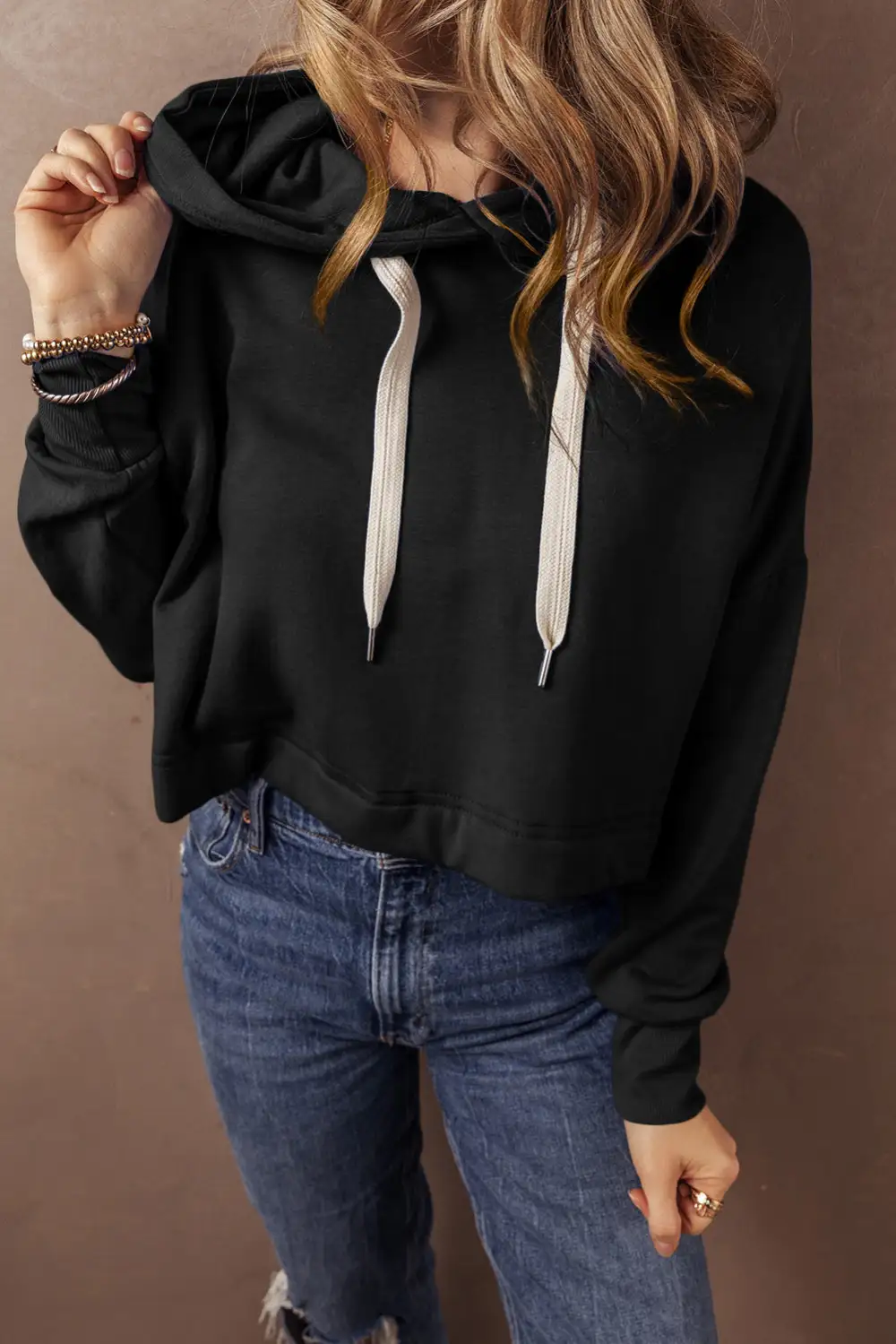 Drop Shoulder Hoodie