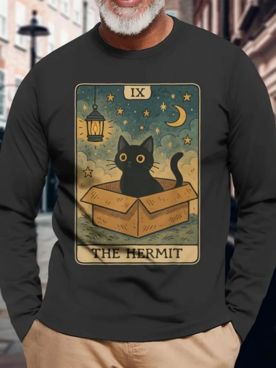 Vintage Black Cat Tarot T-Shirt