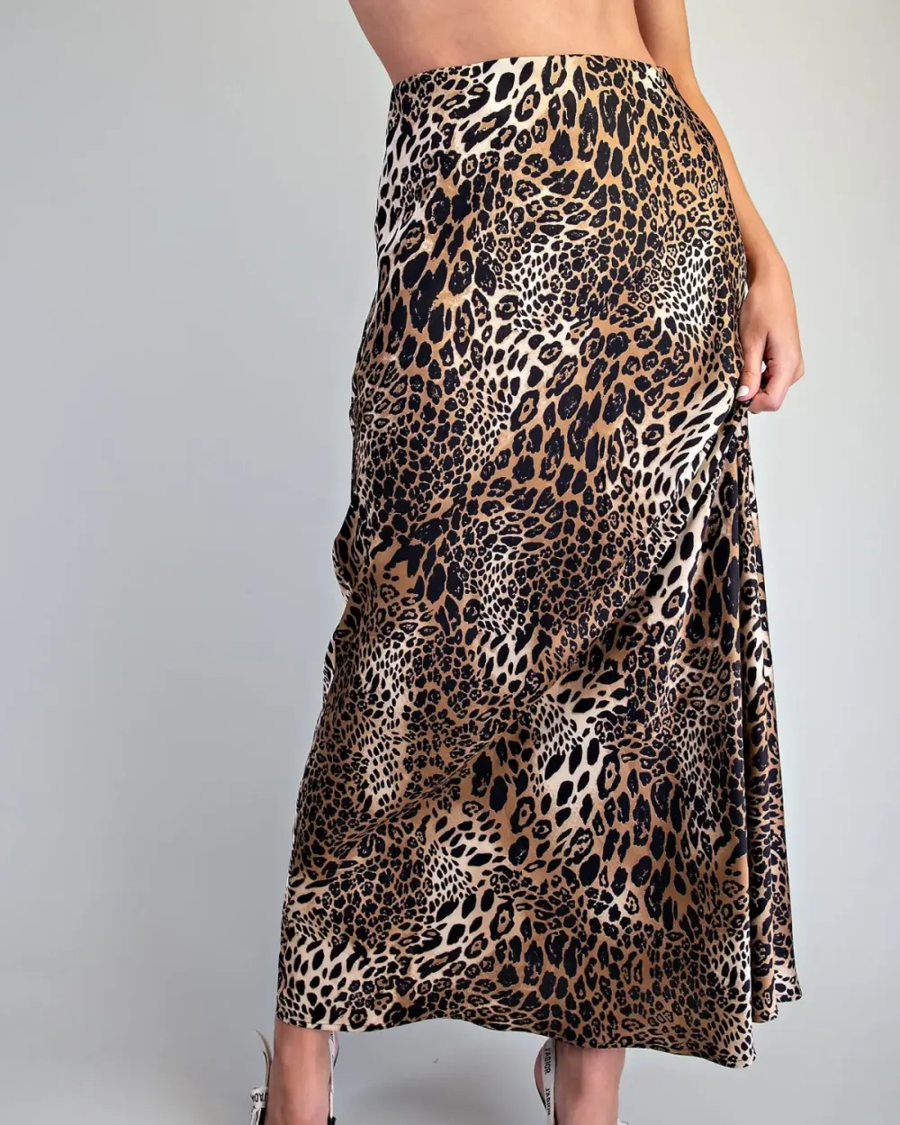 Leopard Maxi Skirt