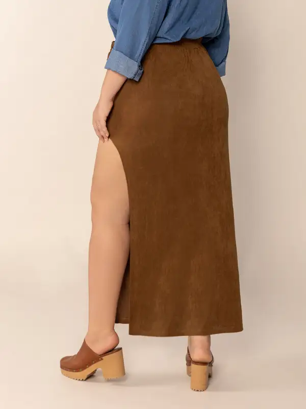 Ruffle Trim Ruffled Skirt