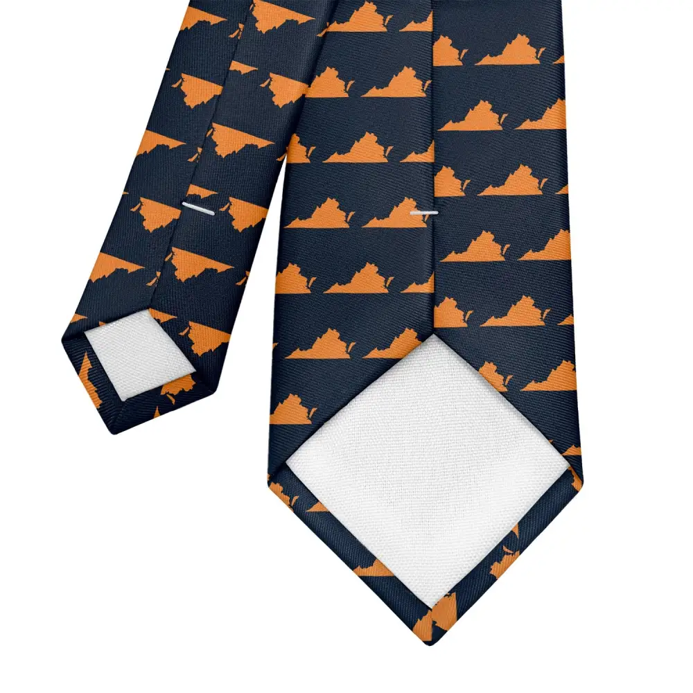 Timeless Outline Emblem Arrangement Necktie