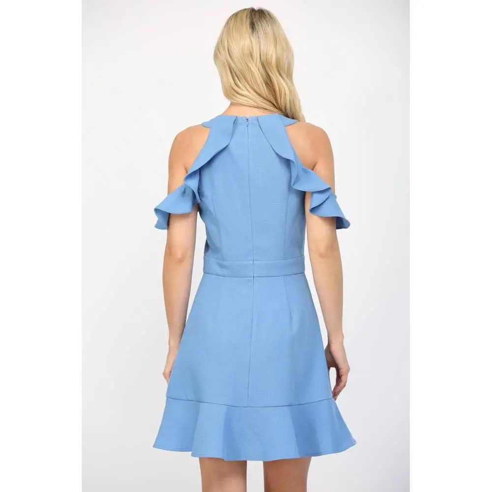 Ruffle Detail Casual Dress